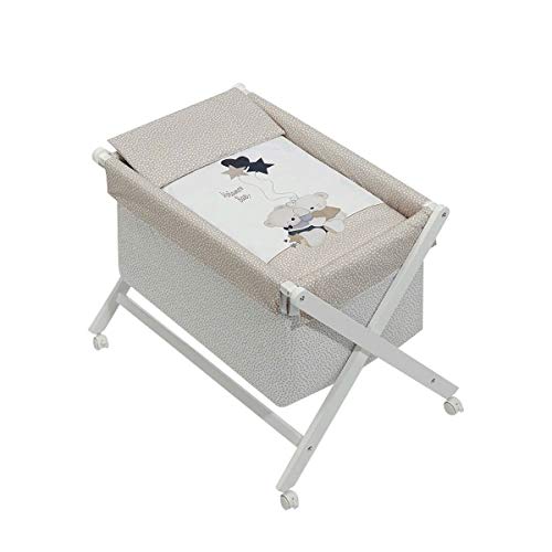 Minicuna Volamos Baby Beige con Textil