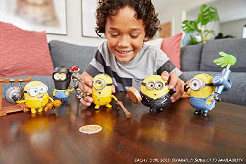 Minions Figuras traviesas Bob, Gong ( Mattel GMD92) , color/modelo surtido