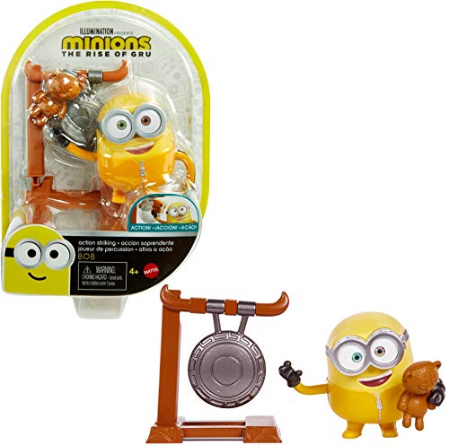 Minions Figuras traviesas Bob, Gong ( Mattel GMD92) , color/modelo surtido