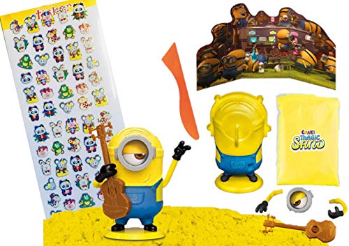 Minis Kreativ - Juego de juguetes Stuart + 60 minipegatinas gratis – Magic Sand Minions