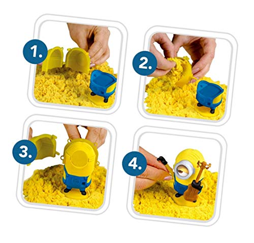 Minis Kreativ - Juego de juguetes Stuart + 60 minipegatinas gratis – Magic Sand Minions