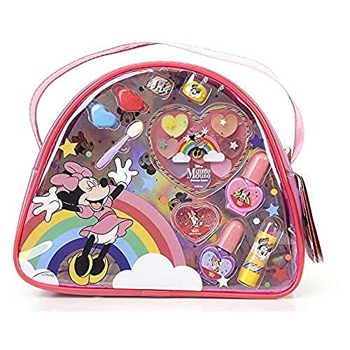 Minnie Mouse Magic Beauty Bag - Super Bolso con Neceser de Maquillaje - Set de Maquillaje para Niñas - Maquillaje Minnie Mouse - Productos Seguros en un Bolso del Tamaño Perfecto para Ir de Viaje