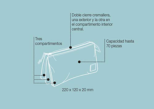 Miquelrius - Estuche Escolar Triple Stay Wild