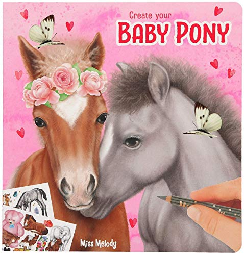 Miss Melody Libro para colorear Create your Baby Pony