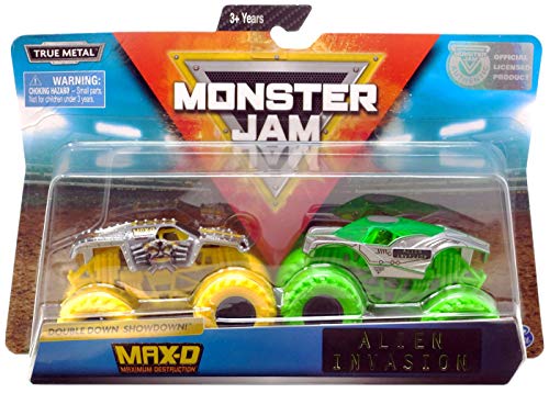 MJ Monster Jam Double Down Enfrentamiento Max-D y Alien Invasion