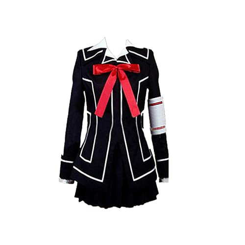 MLYWD 5PCS Anime Vampire Knight Kuran Yuki Cosplay Disfraz Carnaval de Halloween Medieval Uniforme diario Lolita Gothic JK Trajes de vestir con accesorios