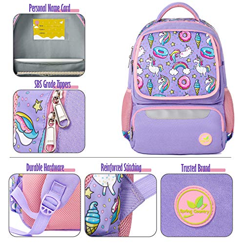 Mochila Escolar para niñas y niños Mochila Informal Grande Unicornio de Dibujos Animados