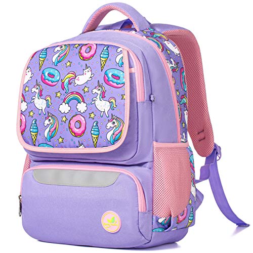 Mochila Escolar para niñas y niños Mochila Informal Grande Unicornio de Dibujos Animados