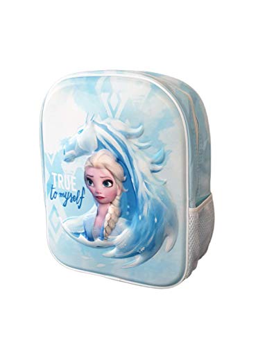 Mochila Infantil 3D Frozen | Mochilas Escolares para Niñas y Niños de 3 Años | Material Escolar Vuelta al Cole de Frozen