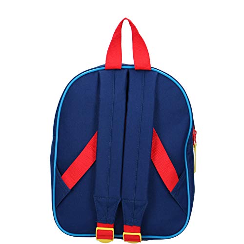 Mochila infantil de La Patrulla Canina All Paws on Deck azul 29 cm