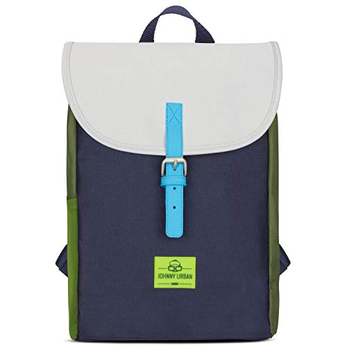 Mochila Infantil Niños y Niñas Verde - Johnny Urban Junior Bolso Liam Hecho de Botellas Pet Recicladas, Mochila para Niños Escolares, Guardería y Colegio, Repelente al Agua y sin BPA