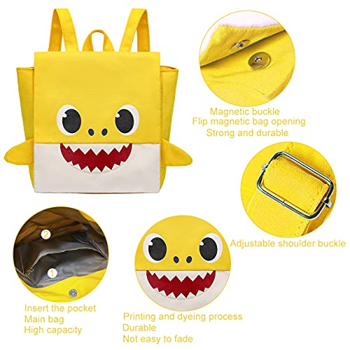 Mochila para Niños Baby Shark - Mochila Infantil para Niños 3D Mochila Impermeable Bolsa para la Escuela Dibujos Animados Mochila Infantil Viaje Mochila para Guardería Preescolar Primaria Viajar