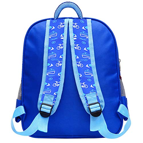 Mochilas Infantiles Guarderia Mochilas Infantiles Patrulla Canina Bolsas Escolares De Dibujos Animados para Niñas Y Niños De 3 A 6 Años Azul