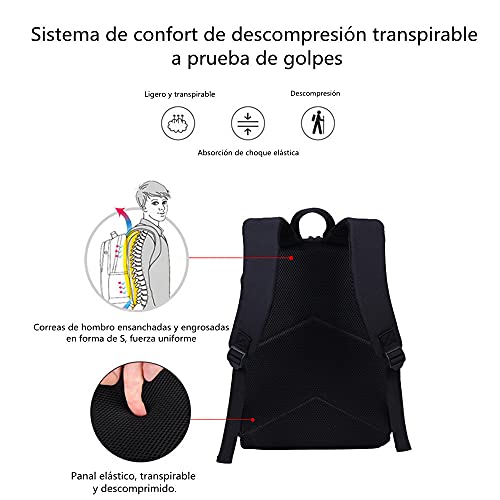 Mochilas Mochila Escolar para niños Mochila Escolar Juego Mochila Escolar de Dibujos Animados en 3D Mochila de Tendencia