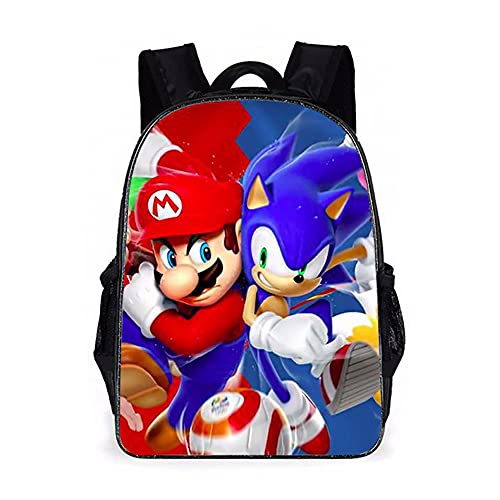 Mochilas Mochila escolar para niños Mochila escolar Mochila escolar de dibujos animados en 3D para niños Estudiantes de primaria y secundaria de 16 pulgadas