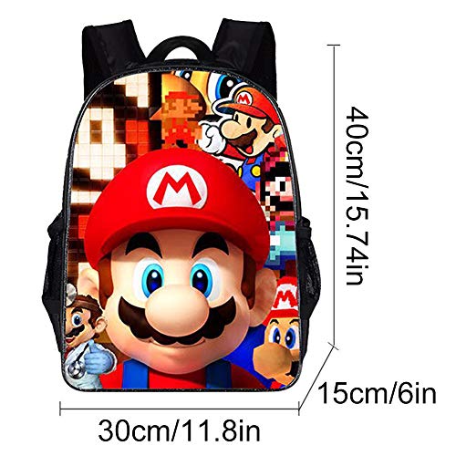 Mochilas Mochila escolar para niños Mochila escolar Mochila escolar de dibujos animados en 3D para niños Estudiantes de primaria y secundaria de 16 pulgadas