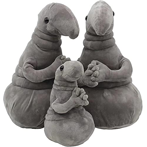 Moda niños esperando juguete de felpa Zhdun Meme Tubby Grey Blob Zhdun juguete de felpa relleno Tubby Zhdun Alien Monsters muñeco de peluche juguetes ruso Homunculus Loxodontus muñeca regalo 50CM