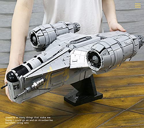 Modelo de nave espacial Technic, 5018 piezas de nave espacial Sci-Fi Super Star grande, serie Star Wars Starship Ultimate Collector compatible con Lego UCS Razor Crest A,55 * 41 * 27cm