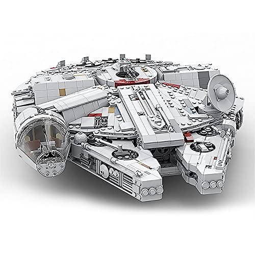 Modelo Mediano Halcón Milenario. Juego Construcción Piezas La Serie 3361 de Star Wars, Modelo Coleccionista Exclusivo MOC, Compatible con Lego Star Wars