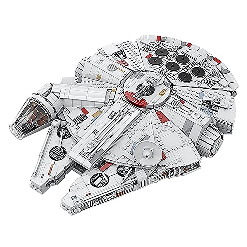 Modelo Mediano Halcón Milenario. Juego Construcción Piezas La Serie 3361 de Star Wars, Modelo Coleccionista Exclusivo MOC, Compatible con Lego Star Wars