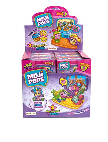 MOJIPOPS - Dipsplay de 12 Story Box con figuras MojiPops , color/modelo surtido