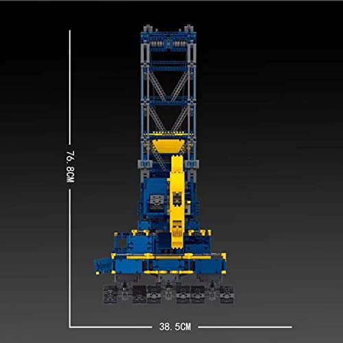 Mold King 17006, Kit Excavadora Rueda Cangilones Tecnología, 4588 Piezas 2.4Ghz / App Technic Excavadora Rueda Cangilones con Control Remoto Sujeción Moc Motor Compatible con Lego