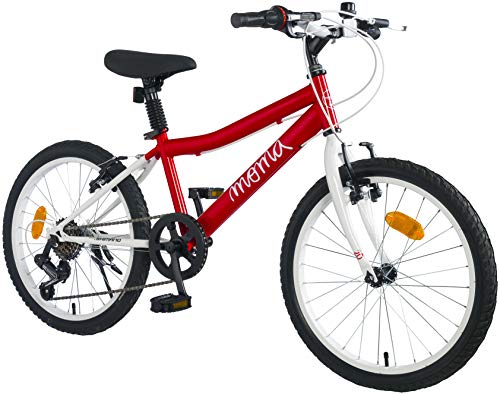 Moma Bikes Shimando 6V - Bicicleta Infantil 20", Rojo, Talla Única