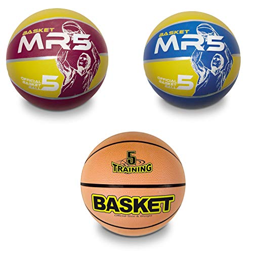 Mondo - Balón de baloncesto, tamaño 5 (13139), colores surtidos