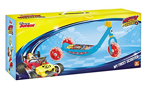 Mondo Mouse and The Roadster Patinete 3 Ruedas Mickey Racers, Multicolor, 10&quot (18994)