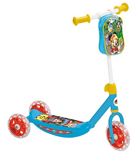 Mondo Mouse and The Roadster Patinete 3 Ruedas Mickey Racers, Multicolor, 10&quot (18994)