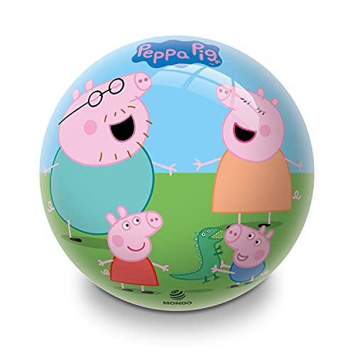 Mondo Toys Bio Ball – Pelota Peppa Pig Bio – para niña/niño – Multicolor – BioBall – 26030, tamaño 5