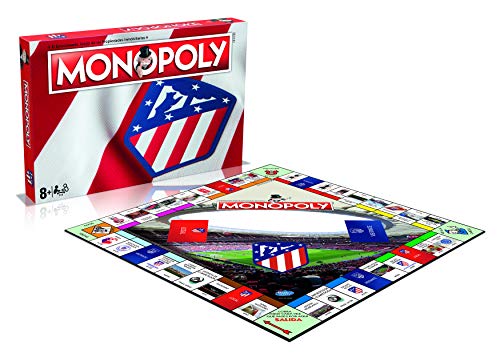 Monopoly del Atlético de Madrid (2ª Edición) - Juego de Mesa de las Propiedades Inmobiliarias - Versión en Español