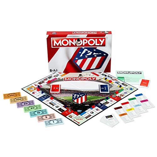 Monopoly del Club Atlético de Madrid - Juego de Mesa de las Propiedades Inmobiliarias - Versión en Español