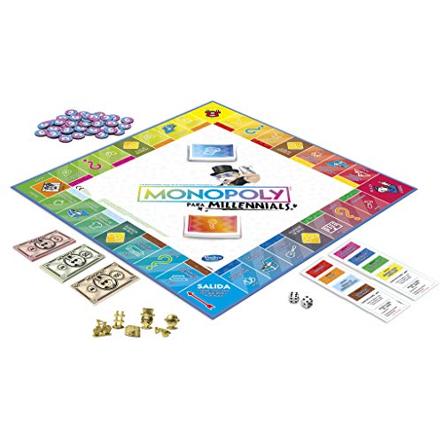 Monopoly- Millenials, Multicolor, única (Hasbro E4989105)