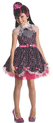 Monster High - Disfraz de Draculaura Sweet para niña, Talla L infantil 3-4 años (Rubie's 880992-S)