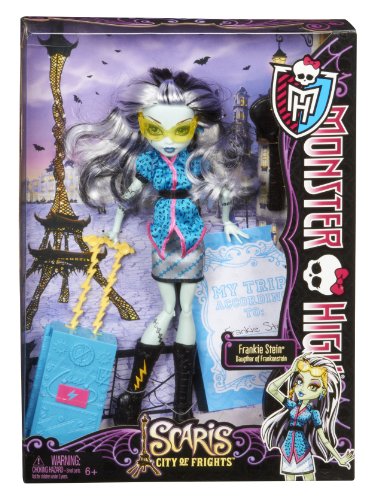 Monster High - Muñeca Scaris Deluxe, Frankie Stein (Mattel Y7647)