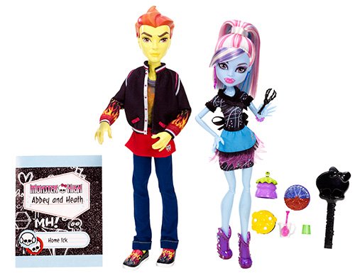 Monster High - Pareja abominable: Abbey Bominable y Heath Burns/ Thomas Cramé compañeros de cocina (Mattel BBC82)