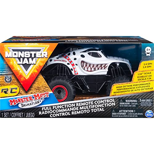 Monster Jam 6044951 RC Mutt Dálmata Camión Escala 1:24