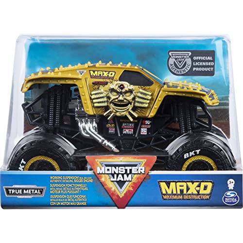 Monster Jam - 6054812 - Colector Die Cast Trucks - Vehículo de Escala 1:24 - MAX-D - Coche Monster Truck