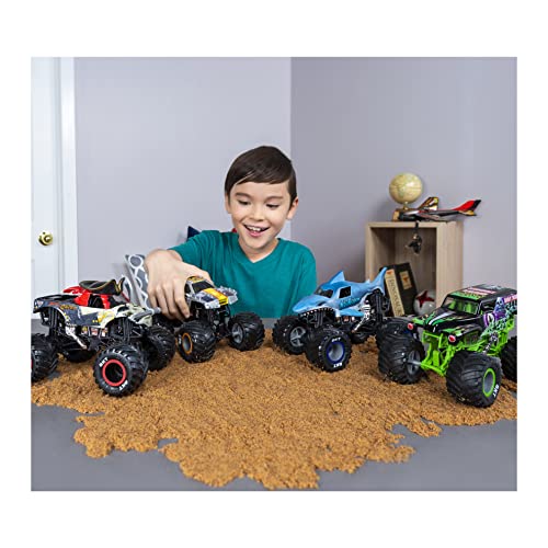 Monster Jam Official Grave Digger Monster Truck, Collector Die-Cast Vehicle, 1:24 Scale Camión Monstruo de Tumba Oficial (Escala (Spin Master 6060893)