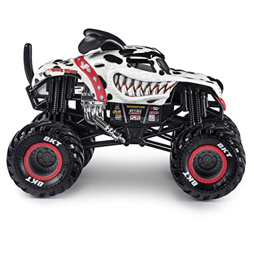 Monster Jam, Official Monster Mutt Dalmatian Monster Truck, Die-Cast Vehicle, 1:24 Scale