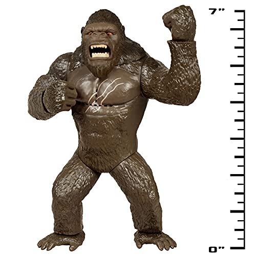 MonsterVerse MNG05410 Godzilla vs 7 "Figuras de Lujo con Sonidos-King Kong