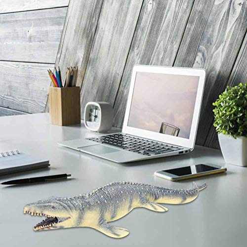 Mosasaurus Figuras de dinosaurios, simulación de alta simulación pintado a mano juguete de dinosaurio Realista educativo Dino Jurásico Juguete de Animal Colección decorativa Regalo para Niños