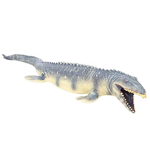 Mosasaurus Figuras de dinosaurios, simulación de alta simulación pintado a mano juguete de dinosaurio Realista educativo Dino Jurásico Juguete de Animal Colección decorativa Regalo para Niños