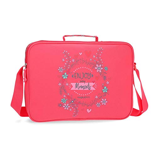 Movom Enjoy Cartera Escolar Rosa 38x28x6 cms Poliéster