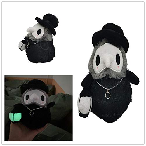 MTCD 20cm Doctor Plush, Peluche Doctor Plaga Halloween Luminoso Peluche Doctor Peluche Plush Cosplay Doll Peluche Cute TV Serious Plush Doll for Home Collection