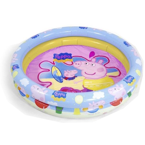 Muñecas Saica Peppa Pig Piscina Hinchable, Multicolor, 90 x 32 cm (Saica Toys 78-9113)