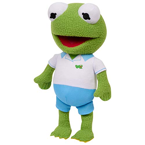 Muppets 14011 Disney Junior Babies Felpa de frijol de 20 cm, Kermit The Frog, verde, peluche