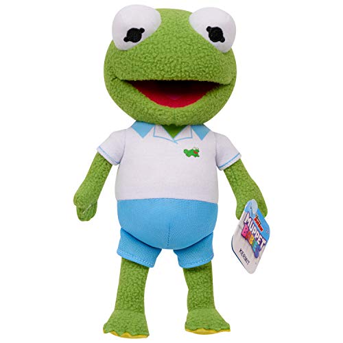 Muppets 14011 Disney Junior Babies Felpa de frijol de 20 cm, Kermit The Frog, verde, peluche