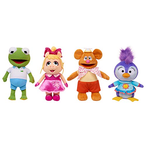 Muppets 14011 Disney Junior Babies Felpa de frijol de 20 cm, Kermit The Frog, verde, peluche